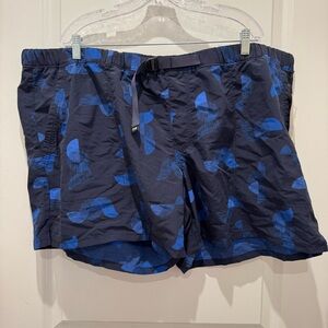 REI Co-op Trailmade Amphib Short‎ Moon Phase Blue Nights Belted Men’s XXL